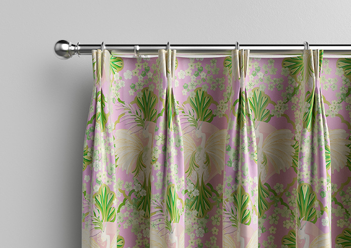 Faded Glamour, Goddess Green Pink - Made To Measure Curtains - Image 11